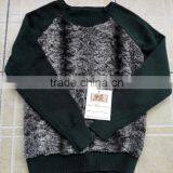 OEM Wholesale High Quality Children Kids Fur Front Sweaters thumbnail-3