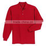 Cheap Wholesale Clothing Polo Collar Mens Long Sleeve Custom Plain Polo Tshirt thumbnail-2