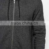 Oem Plain Mens Tall Hoodies With Side Zip,tall Hoodies Wholesale, Long Hoodie thumbnail-3