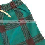 Organic Cotton Knit Jogger Shorts - Rainier Plaid thumbnail-4