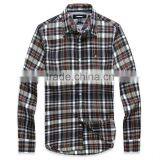 2013 Man Fashion Casual Plaid Clothing Manufacturer