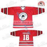 High Quality 100% Polyester Blank Plain Custom Cheap Hockey Jersey/ice Hockey Jerseys thumbnail-4