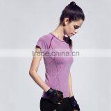 Women's Outdoor Running Combined Sports/yoga Wear t Shirt Plain Fitness Tops thumbnail-3