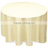 Factory Wholesale Wedding Polyester Round Plain White Black Ivory Table Cloth thumbnail-4