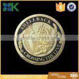 United States Navy Shellback Cross the Line Military Challenge Coin USN thumbnail-2