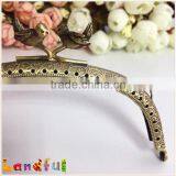 Vintage Bird Closure DIY Clutch With Sewing Holes Bag Frame Coin Purse Frame thumbnail-4