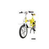 Sell ChainLess Drive Folding Electric Bicycle in Yellow Color thumbnail-1
