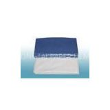 Dark Blue Disposable Non Woven Bed Sheet Thread With Custom Size
