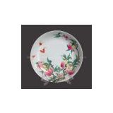 Jingdezhen Round Porcelain Decorative Plate