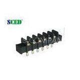 300V 20A Black Barrier Type Power Terminal Blocks 9.525mm Pitch OEM ODM