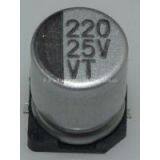 25v220uF 8X10.5 Capacitor With SMD thumbnail-1