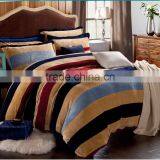 China Wholesale Heavy Stripes Flannel Bedding Set 4pcs thumbnail-1