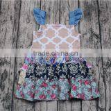 Adorable Quality Cotton Colorful Dresses Designer Baby Clotheing Sale Boutique Baby Clothes thumbnail-2