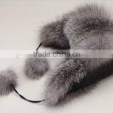 YR434B Russia Style Winter Fur Hat/Women Fashion Silver Fox Hats thumbnail-3