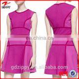 Wholesale Fit-and-flare Dress High Quality Burgundy Bandage Dress Dropship thumbnail-1