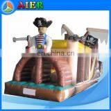 Pirate Ship Type Inflatable Obstacle Course Inflatable Pirate Boat inflatable pirate tunnel