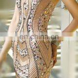 Latest Factory Directly Supply Champagne Sweetheart Beaded Samples of Cocktail Dress thumbnail-2