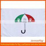 White Flags With Umbrella Logo