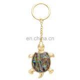 Yiwu Factory Direct Sale Gold Plating Animal Turtle Keychain for Gifts