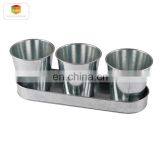 Metal Tin Garden Flower Pots thumbnail-3