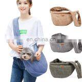 2020 New Shoulder Messenger Bag Cat And Dog Travel Bag Retro Korean Style Pet Out Bag Backpack thumbnail-5