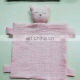 Amazon Горячие продажи Мелкомолотый хлопковый мягкий плед Игрушка-животное Детский плед