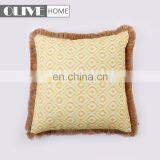 2018 Hot Selling Chair Office Car Outdoor Cushion Cover Decorative Cushions With Tassels Trimmings thumbnail-5
