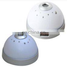 Battery Operated 7 Colors Changed Star Sky Master Projector Alarm Clock LED thumbnail-3