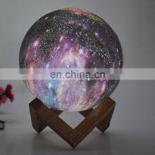 8-20cm 3D Printing Creative Novelty Gift Moon Desk Table Lamp With Remote Control thumbnail-5