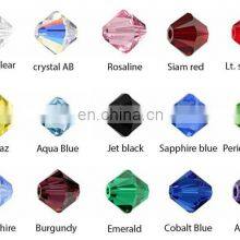 Genuine K9 Crystal Bicone Beads Glass Beads With Different Colors for Premium Quality Jewelry Making Suppliers thumbnail-3