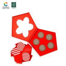 Chrome Eyeshadow Palette Custom Logo Empty Magnetic Eyeshadow Folding Packaging Case Wholesale Private Label Eyeshadow Palette thumbnail-3