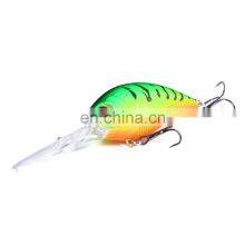 Wholesale Fishing Hard Lure 125mm 20.5g Hard Bait Deep Diving 3m Fishing Crankbait for Freshwater Saltwater Fishing thumbnail-5