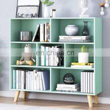 Wooden Bookshelf With 7 Square Three Layers