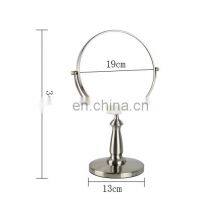 Oval Shape Double Sides Magnify LED Lighted Desktop Makeup Mirror thumbnail-5