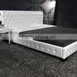 2016 New Bedroom Furniture Hotel Furniture,wood Double Bed Models,leather King Size Bed Black for Christmas Promotion