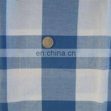 Wholesale Customize Colorful 100% Cotton Woven Plain Yarn Dyed Plaid Poplin Checked Shirting Fabric thumbnail-5