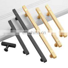Solid Furniture Modern Cabinet Cupboard Handle Knob Gold Handles Metal Kitchen Cabinet Handle