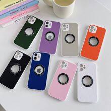 For Apple Missing Label Cell Phone Case Fine Hole Metal Ring Skin Protective Cover For Iphone 7 8 Plus X Xr 11 12 13 14 Pro Max thumbnail-5