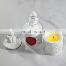 New Arrival Fancy Design Custom Label Available Mythology Sculpture Lid Essential Oil Container Aromas Scent Candles thumbnail-3