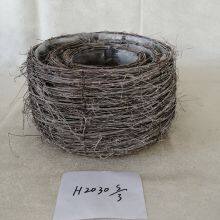Natural Material Small Grey Elm Branch Basket Garden Basket for Flower Plant