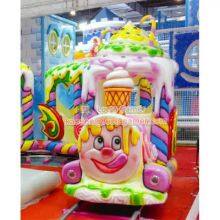 Guangdong Zhongshan Tai Le Play Children Indoor and Outdoor Waterproof Sightseeing Electric Track Customized Children Train Candy Train Export Standard thumbnail-3