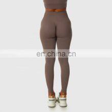 Factory Sales Seamless Scrunch Butter Yoga Leggings Gym High Waist Sports Fitness Pants thumbnail-3