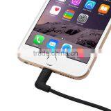 MFI Certified Multi Color Dual 90 Degree Angled Usb Cable for Iphone 6 Plus/mini Ipad 2 Support Ios 8 thumbnail-3