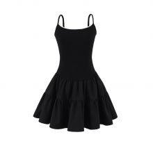 Sweet and Spicy Girl Ballet-style Lace Wrap-around Halter Dress With a Fitted Waist and Elastic Waistband, A-shaped, With a Fluffy Short Skirt and a Charming Atmosphere. thumbnail-2