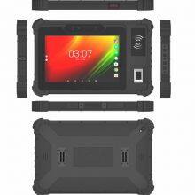 HR867 Hidon OEM 8 Inch Android 11Rugged Tablet HR867 With Front NFC Fingerprint 2D Barcode Scanner UHF RFID SMA RS232 RJ45 Port thumbnail-2