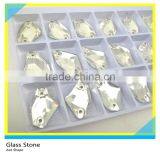 Square 2 Holes Glass Sew on Stone 8x8mm/10x10mm/12x12mm thumbnail-6