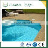 Good quality of waterproof interlocking WPC composite decking for sale
