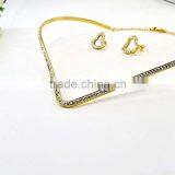 Fashion Jewelry Diamond Heart Shape African Beads Jewelry Set Supplier's Choice thumbnail-2