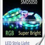 2012 Hot Sales! Free Shipping Super Bright RGB LED SMD5050 Strip Light 60LED/METER CE&RoHS 2 Years Warranty Waterproof IP67 thumbnail-1