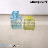 1oz Glass Bottle For Perfume Bottle Square Candy Color